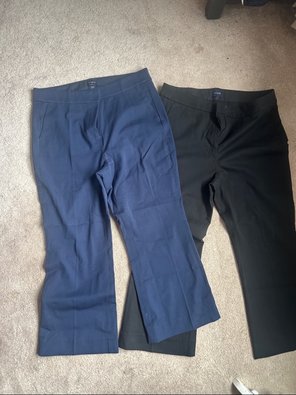 J.crew Factory Kelsey Women's Dress Pants - Navy and Black